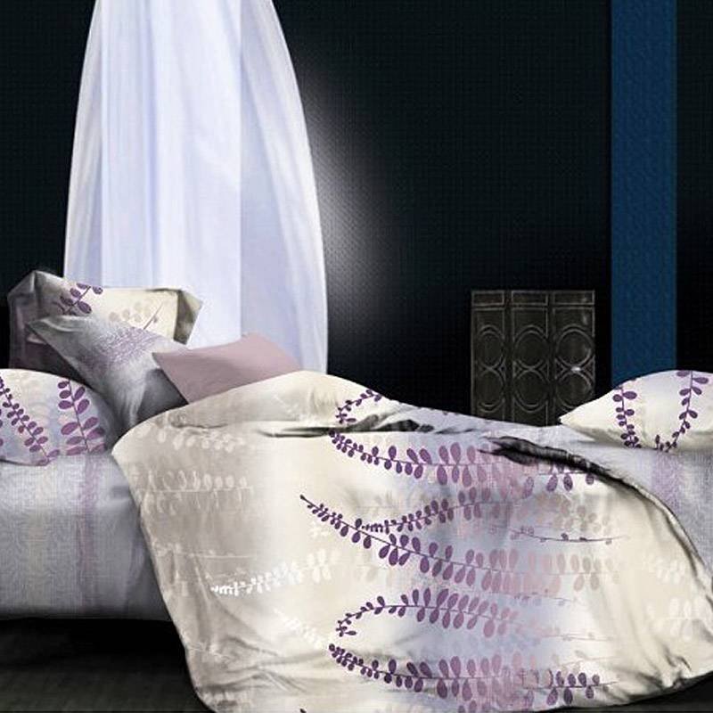 Daphne 100% Bamboo Cotton Print Natural Bed Linen HMZY061 Other Material Printed image100