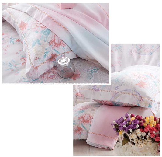 Daphne lovely&soft  duvet cover set in 100% bamboo #ZT-1106 Other Material Printed image80