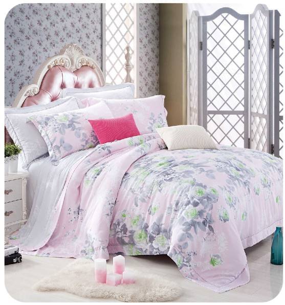 Daphne Sweet duvet cover set in 100% Bamboo #ZT-1107 Other Material Printed image81