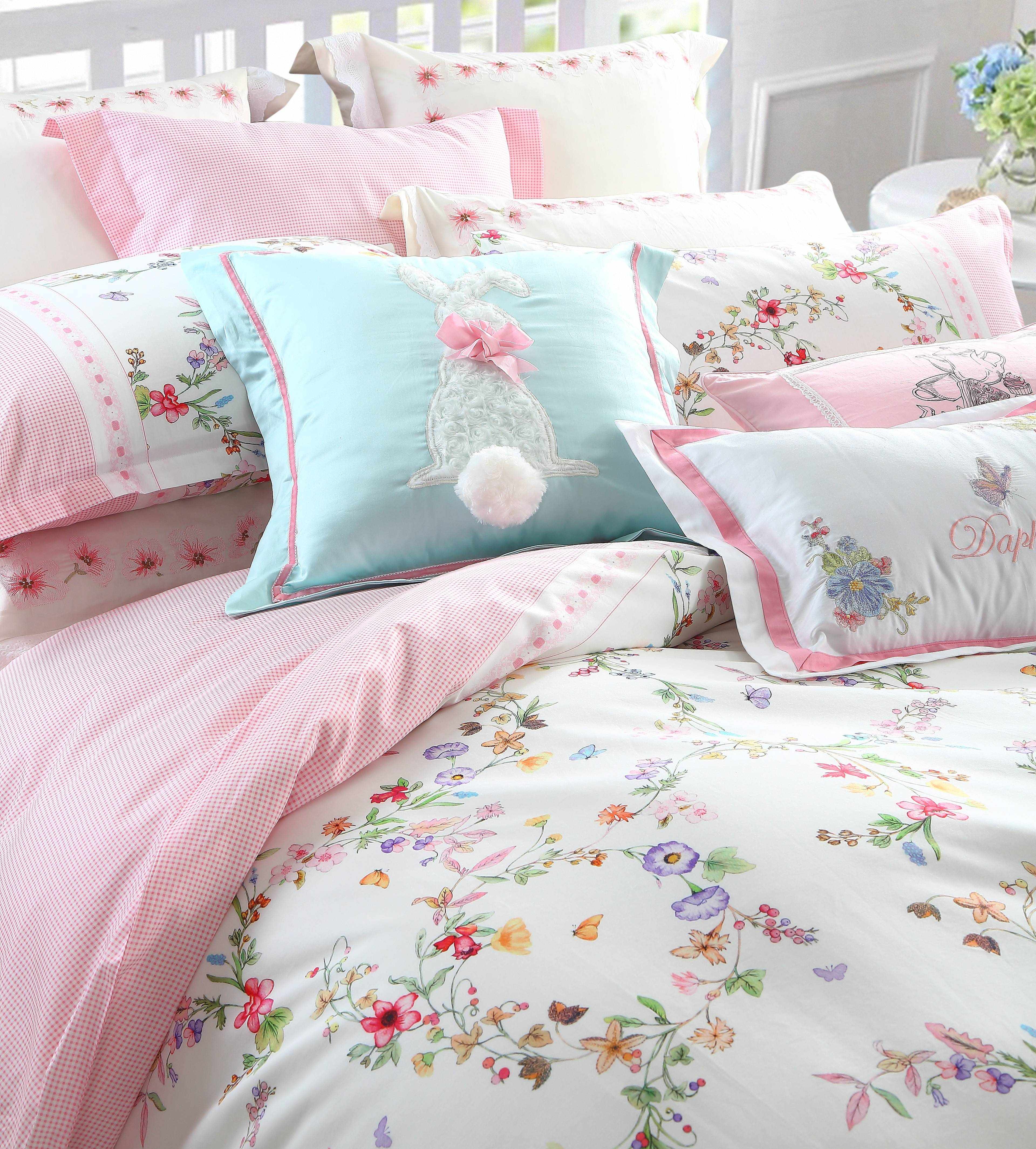 Daphne 100% Cotton Adorable Printed Bed linen #6885 100% Cotton Printed image30