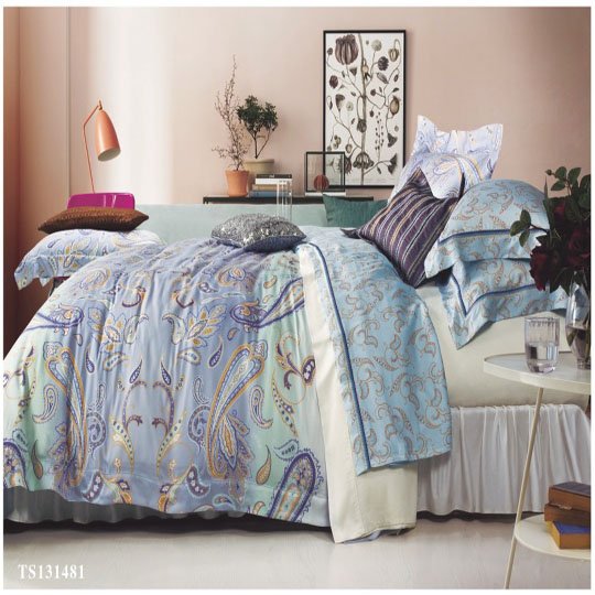 Daphne Simple Printed Long-staple Cotton Bedding 100% Cotton Printed image2