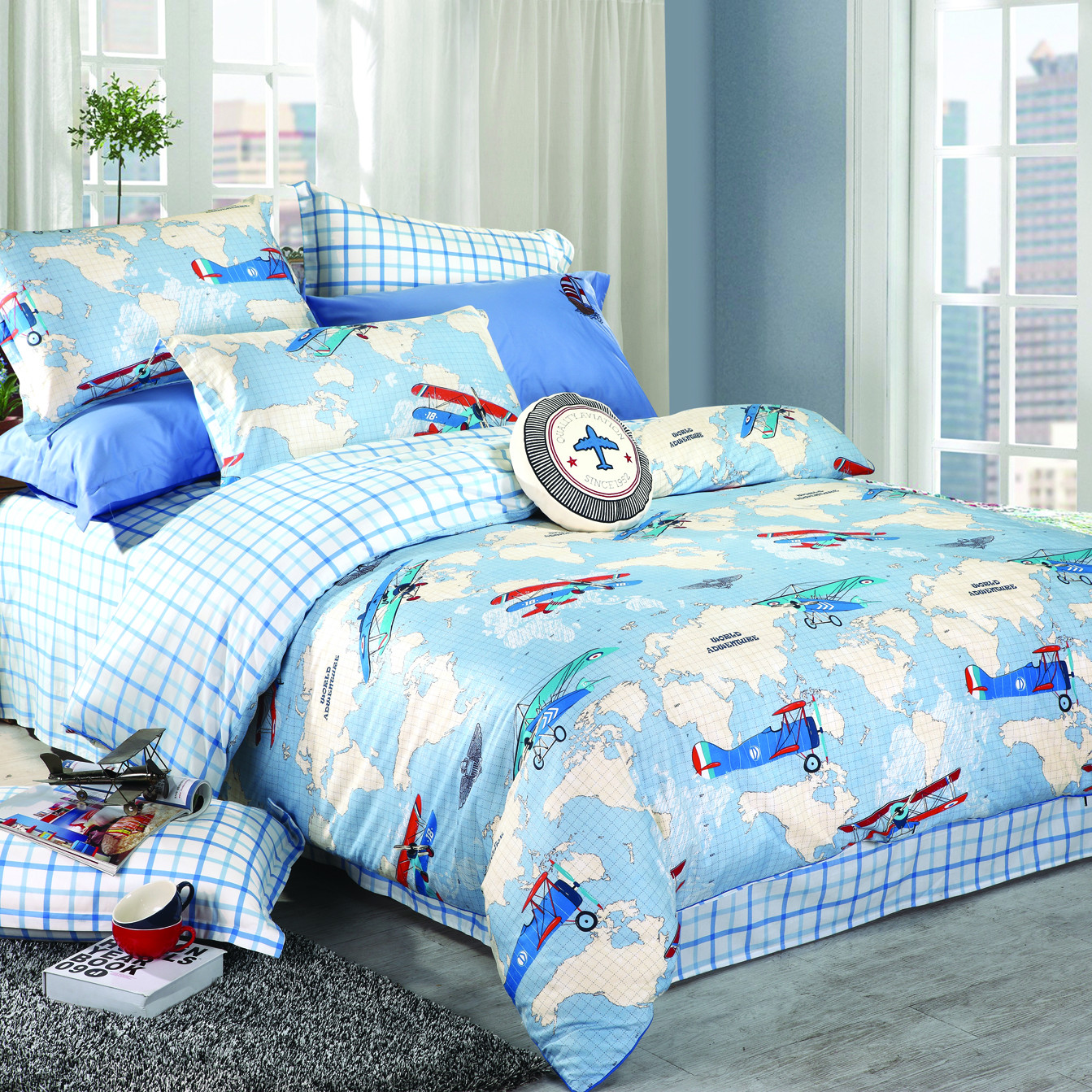 Daphne Pure Cotton Bedding Set High Quality 100% Cotton Printed image2