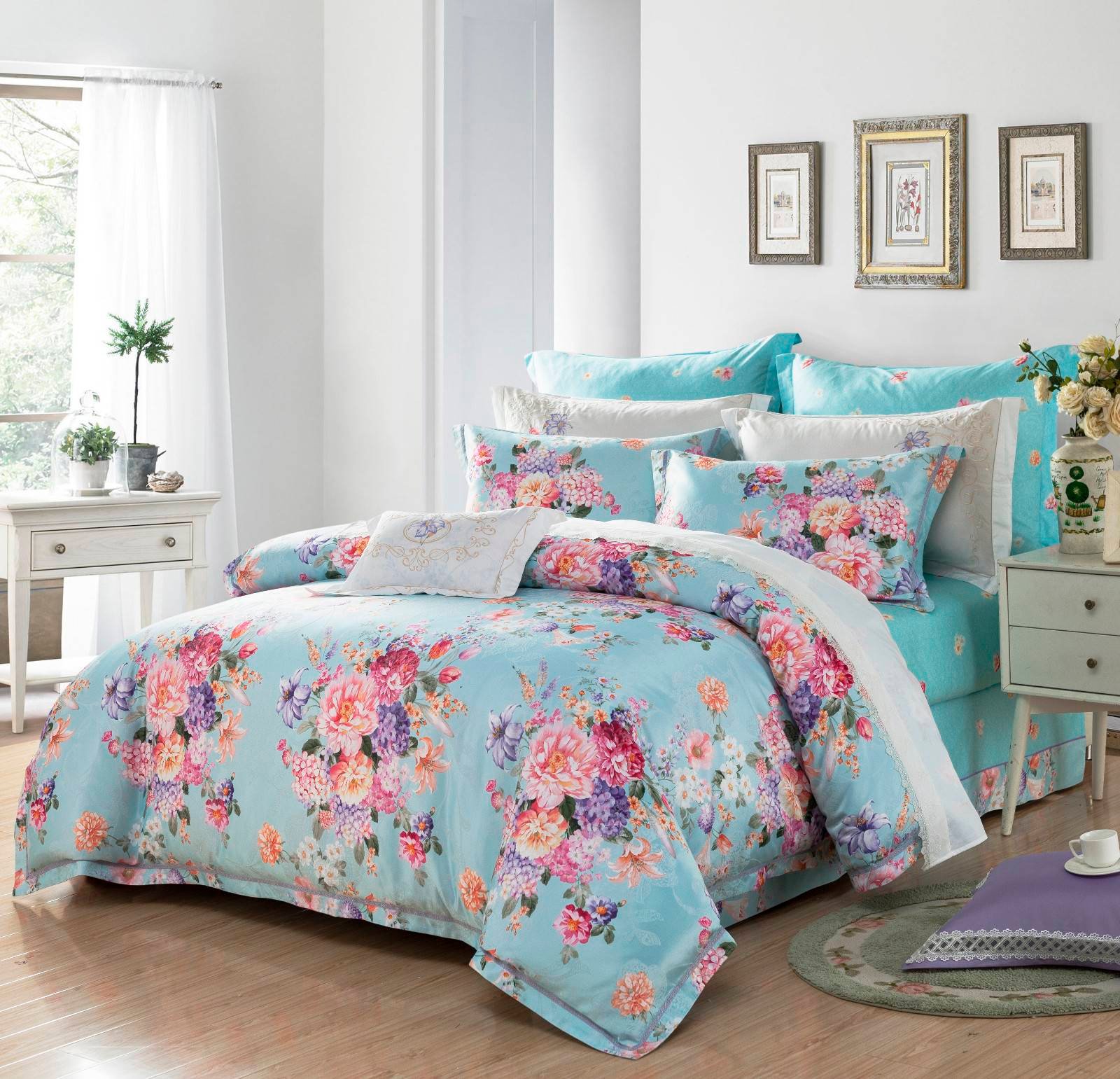 Daphne Polyester and Cotton Jacquard Bedding Set   #6821 Jacquard Bedding Set image9