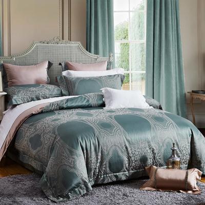 Blended Material Jacquard China Bedding Set High Quality 7066