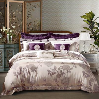 Jacquard Bedlinen Peony Patterns Made in China